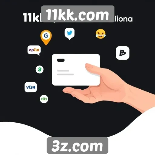 Plataformas de pagamento no site 11kk.com