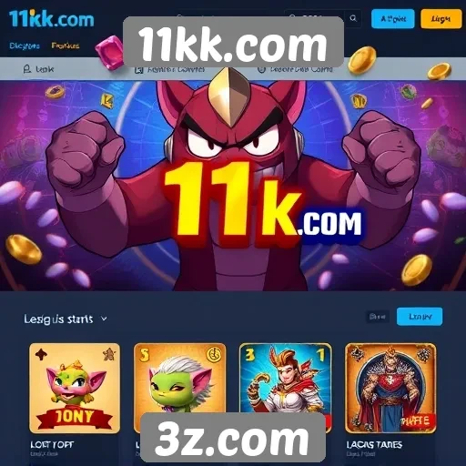 Como 11kk.com se destaca na indústria de jogos