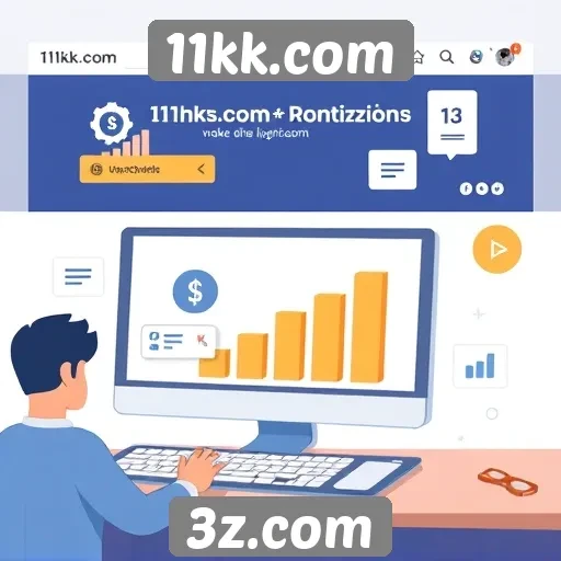 Estratégias de monetização utilizadas por 11kk.com